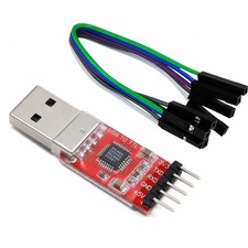 HJHYUL CP2102 USB to TTL Serial Adapter – 2.0 5Pin UART 1-Pack, Red picture