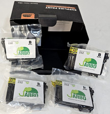4 LOT Jarbo 252 Black Printer Ink Cartridge for Epson Workforce Exp621 T252XL120 picture