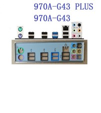 Backplate For MSI 970A-G43 PLUS, 970A-G43 Motherboard IO Shield plate i/o picture