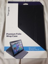 Targus Premium Folio Wrap Case for Microsoft Surface Pro 3 - Black picture