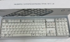 MOFII Wireless RGB Keyboard Tri-Mode Bluetooth/USB-C/2.4G Crystal Jelly Keys picture
