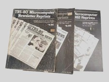 Vintage Original TRS-80 Microcomputer News 1980, 1981, 1982 Reprints, Complete picture