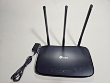 TP-Link TL-WR940N 450Mbps Wireless N WiFi Router 2.4GHz Black Tested Reset picture