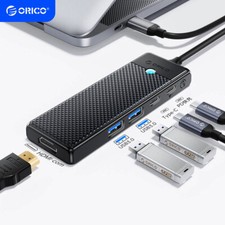 ORICO USB-C HUB Type-C Docking Station USB 3.0 Adapter 4K30Hz PD100 for MacBook picture