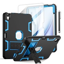 For iPad Air M3/M2 Air 5th/4th Gen Case Rugged Shockproof Heavy Duty Stand Cover picture