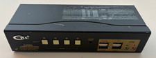 CKL KVM Switch 4K 2K 50hz Dual Display Port 4 Port (Unit Only / No Power Cord) picture