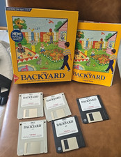Vintage Broderbund The Backyard Early Learning Family Floppy 3.5