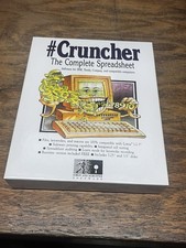 Vintage IBM Software #Cruncher By Simon & Schuster picture