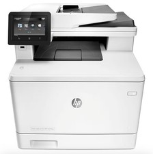 HP Color Laser Jet Pro MFP M477dw Printer Scanner Copier Wi-Fi  With Road Case picture