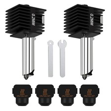 2‑Pack 0.2mm A1 Hotend for Bambu A1/A2L Hardened Steel Nozzle Kit Hot End picture
