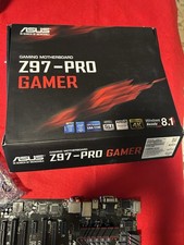 ASUS Z97-PRO GAMER Motherboard Intel LGA 1150 DDR3 ATX D-Sub HDMI M.2- BENT PINS picture