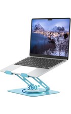 Metal Laptop Stand Adjustable Foldable 360° Rotating Base for Laptop Tablet picture