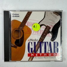 eMedia GUITAR METHOD Software Windows CD-ROM Learn Guitar 1995 picture