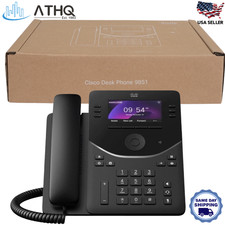 Cisco DP-9851-K9 IP Desk Phone 6-Line Gigabit PoE VoIP Business PhoneOS Webex picture