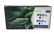 High Yield Premium Black 952XL Ink Cartridges, (2 Count) picture