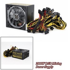 2000W RGB Mining Power Supply For Mining PSU Computer 8   ATX picture
