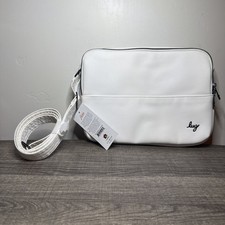 Lug Mini Delta iPad Tablet Case, White Protective Crossbody Purse, Bag, 4 Pocket picture