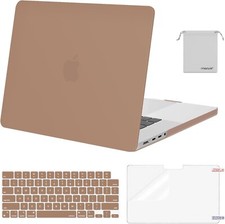 MOSISO Compatible with MacBook Pro 16 inch Case Caramel Brown picture