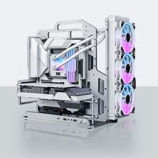 Open Frame PC Rack Aluminum Gaming Case for ATX MATX ITX Motherboard picture