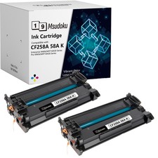 2PK CF258A 58A Toner Cartridge For HP LaserJet Pro M404n M404dn M404dw With Chip picture