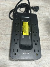 CyberPower XC625-R 625VA 8 Surge Protector Outlets 2 USB Battery Supported picture
