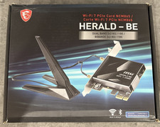 MSI Herald-BE WiFi 7 MAX PCIe Adapter Bluetooth 5.4 External Antenna picture