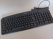 Manhattan USB Enhanced Keyboard, Black - Spill-resistant, low-force key switches picture