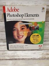 Adobe Photoshop Elements 1.0 - Unopened Original Box Vintage picture