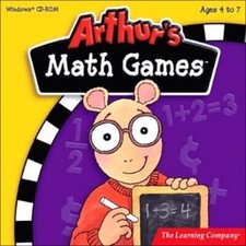 Arthur's Math Games Edutainment Packed Ages 4-7 The Learning Company New Sealed picture