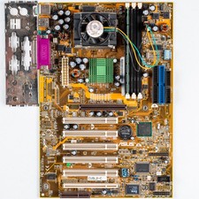 Asus CUSL2-C Socket 370 ATX Motherboard SDRAM Pentium III AGP Windows 98 Gaming picture