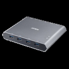 ATEN US3311 2-Port 4K 8K USB-C KVM Switch Dock 100W PD Thunderbolt Mac Windows picture
