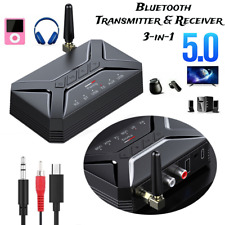 Long Range Bluetooth Audio Transmitter Receiver HiFi Music Adapter 3.5mm AUX RCA picture