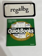 QuickBooks Pro  user Version 6.0  1 disk 1 key code  used picture