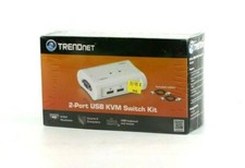 NEW TRENDnet TK-207K 2-Port USB KVM Switch Kit VGA/USB (BH) picture