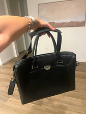 Tumi Black Leather 15