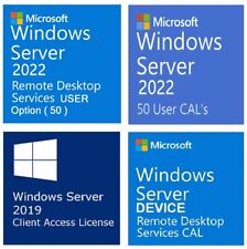 Microsoft Windows Server 2022 & 2019 User Remote Desktop Service RDS & User CALs picture