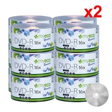 1200 Pack MyEco DVD-R DVDR 16X 4.7GB Economy Branded Logo Blank Recordable Disc picture
