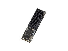 5 port Non-RAID SATA III 6Gbp/s to M.2 B+M Key Adapter PCI-e 3.0 x2 Syba picture