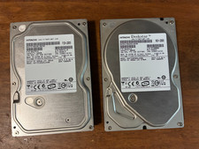 Lot of 2 - Hitachi Deskstar HDD  500gb & 320gb SATA 3.5 in SATA drives 7200 RPM picture