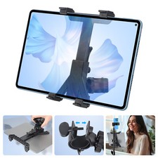 Tablet Mic Stand Mount 360°Rotation iPad Phone Holder for Microphone Music Stand picture