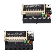 Ximimark 2Pcs Compact Flash CF Card to 3.5 Female 40 Pin IDE Hard Drive black picture