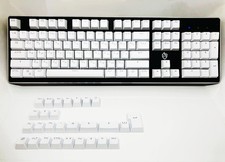 132 Keys Russian Backlit Keycaps Set Black OEM Keycap for MX Swittch Keyboards picture