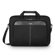 15-16 Inch Slim Laptop Briefcase Black Messenger Shoulder Bag picture