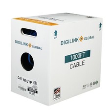 Cat6e Plenum CMP, UTP 23AWG, Solid PURE Copper, 600MHz, ETL CERTIFIED, 1000FT picture