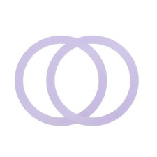 2 Pcs Purple Magnetic Adapter Ring Universal Wireless Charger Conversion Kit picture