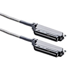 25 Pair Telco Amphenol CAT3 Trunk Cable 50-Pin Male to Male PBX AMP RJ21 15ft picture