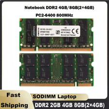 Notebook DDR2 2GB 4GB 8GB(2×4GB) PC2-6400 800MHz Laptop SODIMM Memory RAM lot picture