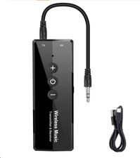 New Bluetooth 5.3 Transmitter Reciever 3-in-1 Portable Wireless Car Stereo TV  picture