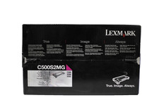 Genuine Lexmark C500S2MG Magenta Toner Cartridge OEM C500n X500n X502n picture