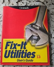 Ontrack Fix-It Utilities Users Guide Version 3.0 PC Repair Maintenance 1999 picture